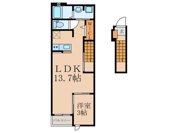 グランドール飯塚Ⅰの物件間取画像